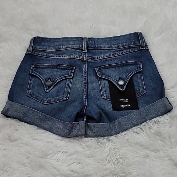 New Hudson Croxley Jean Shorts Size 24 - Picture 2 of 4